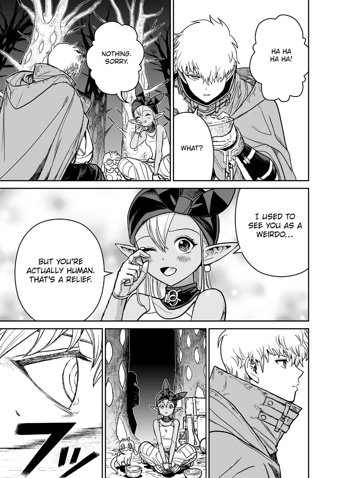 Abandoned: The Hero Who's So Strong He Breaks Every Weapon and the Elf Weaponsmith Chapter 6 page 11 - Chapter 6: Proper Meal