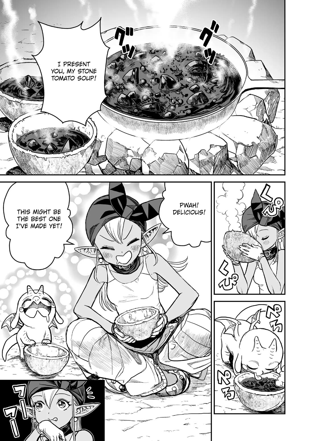 Abandoned: The Hero Who's So Strong He Breaks Every Weapon and the Elf Weaponsmith Chapter 6 page 9 - Chapter 6: Proper Meal