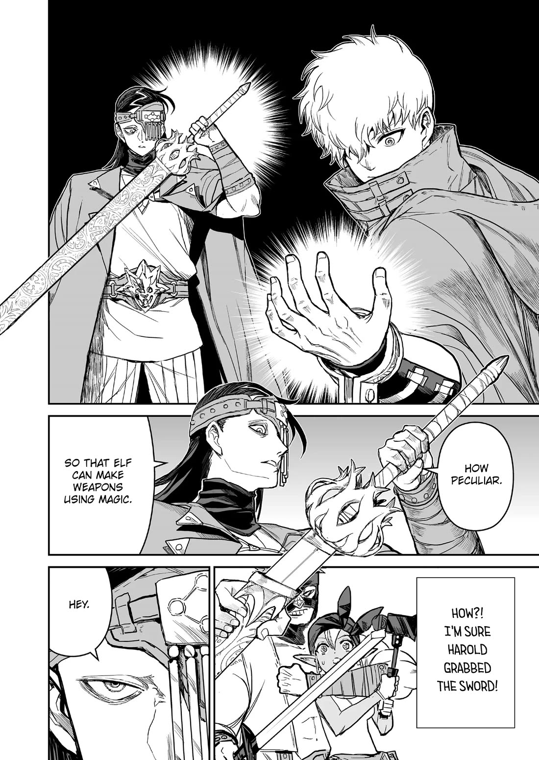 Abandoned: The Hero Who's So Strong He Breaks Every Weapon and the Elf Weaponsmith Chapter 7 page 10 - Chapter 7: Pillaging