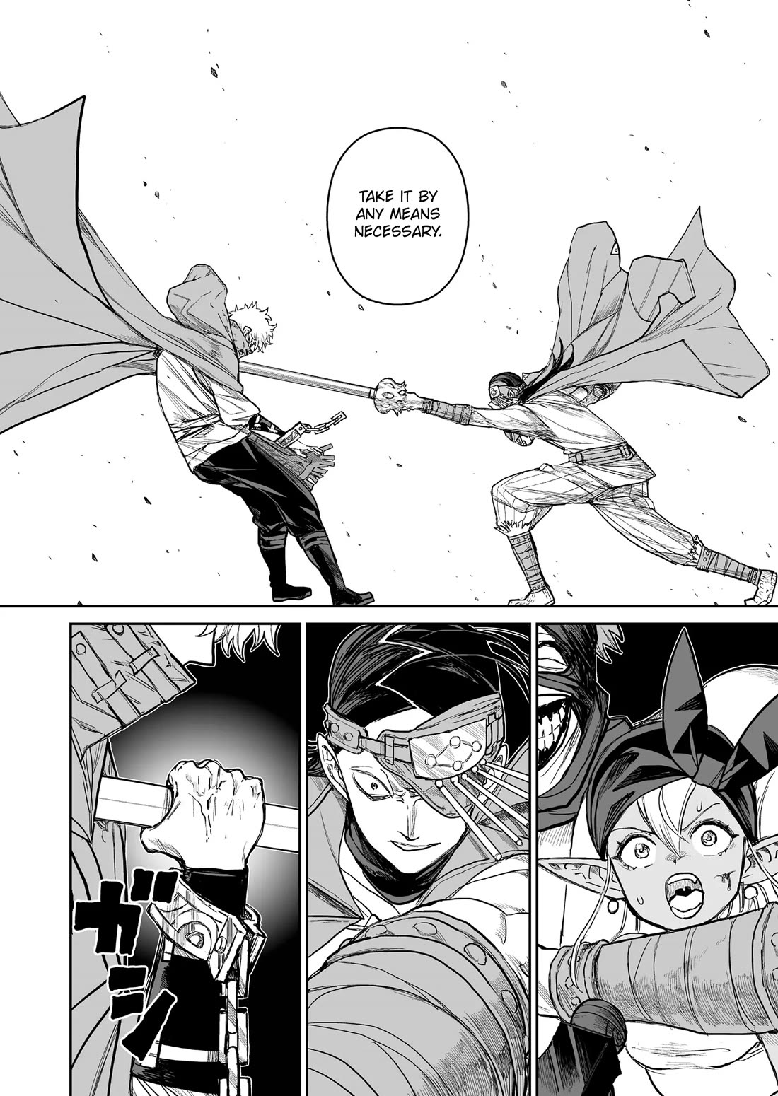 Abandoned: The Hero Who's So Strong He Breaks Every Weapon and the Elf Weaponsmith Chapter 7 page 12 - Chapter 7: Pillaging