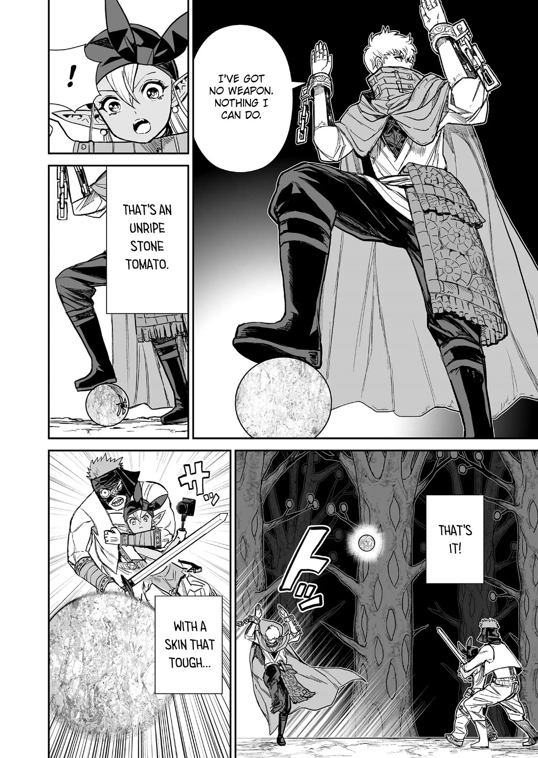 Abandoned: The Hero Who's So Strong He Breaks Every Weapon and the Elf Weaponsmith Chapter 7 page 8 - Chapter 7: Pillaging