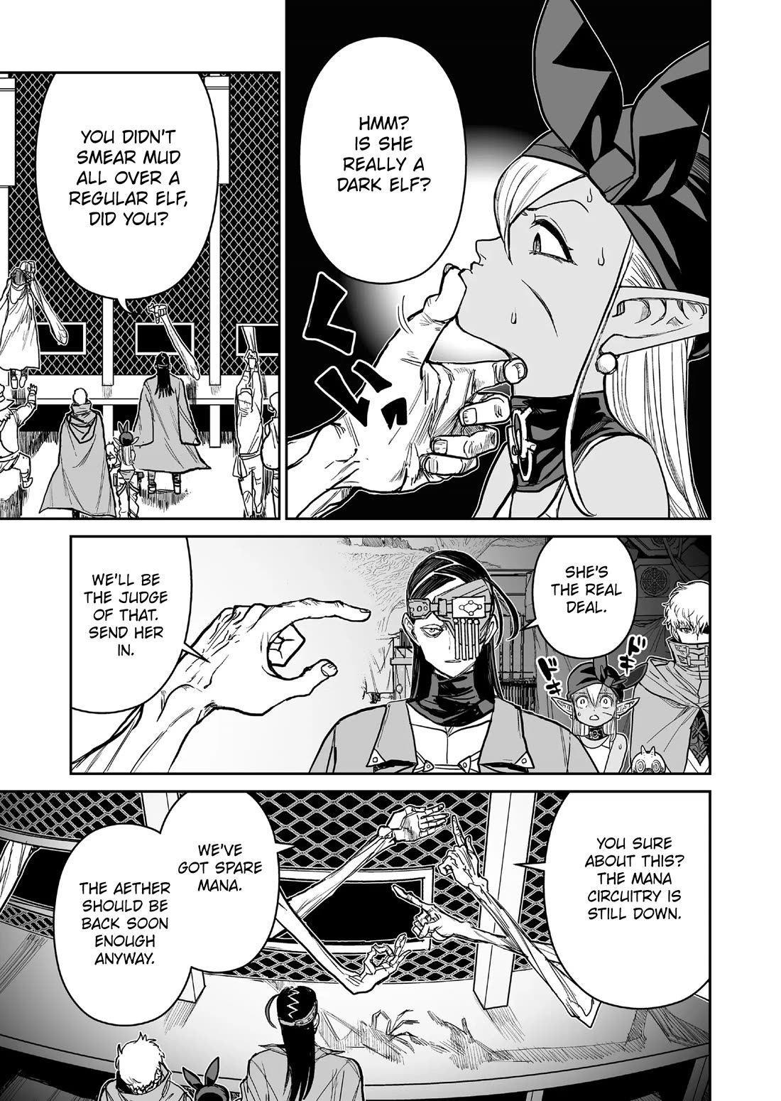 Abandoned: The Hero Who's So Strong He Breaks Every Weapon and the Elf Weaponsmith Chapter 8 page 11 - Chapter 8: Bael Market