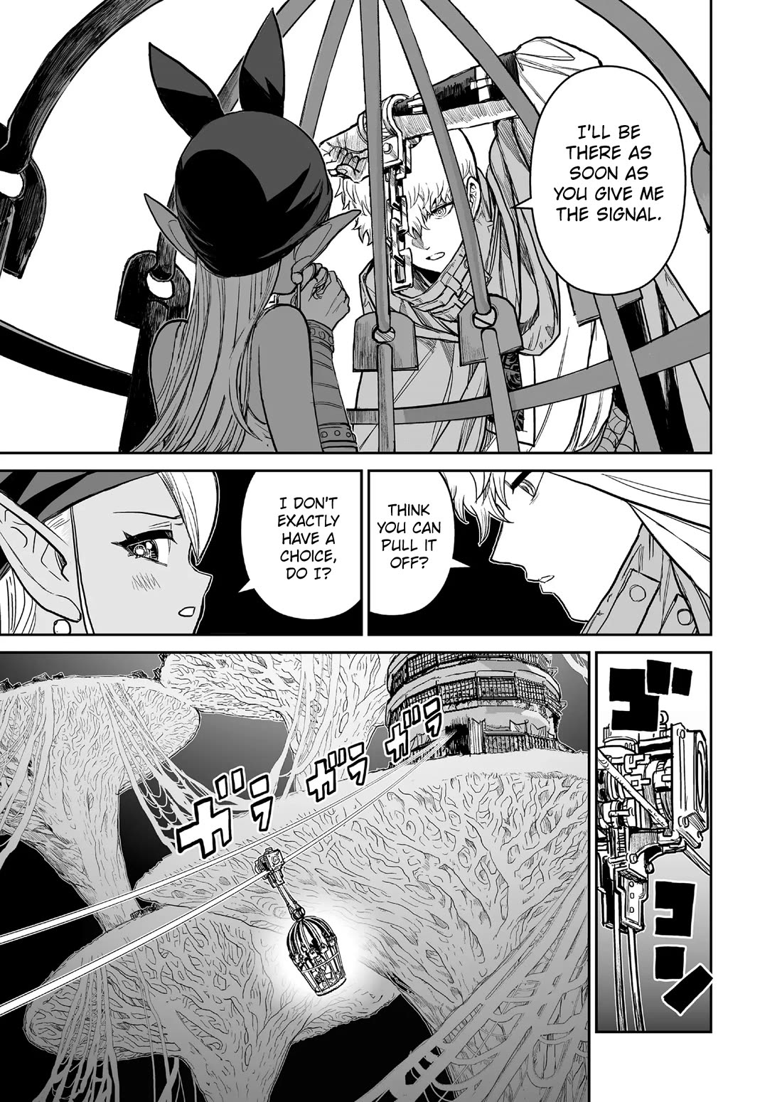 Abandoned: The Hero Who's So Strong He Breaks Every Weapon and the Elf Weaponsmith Chapter 8 page 13 - Chapter 8: Bael Market