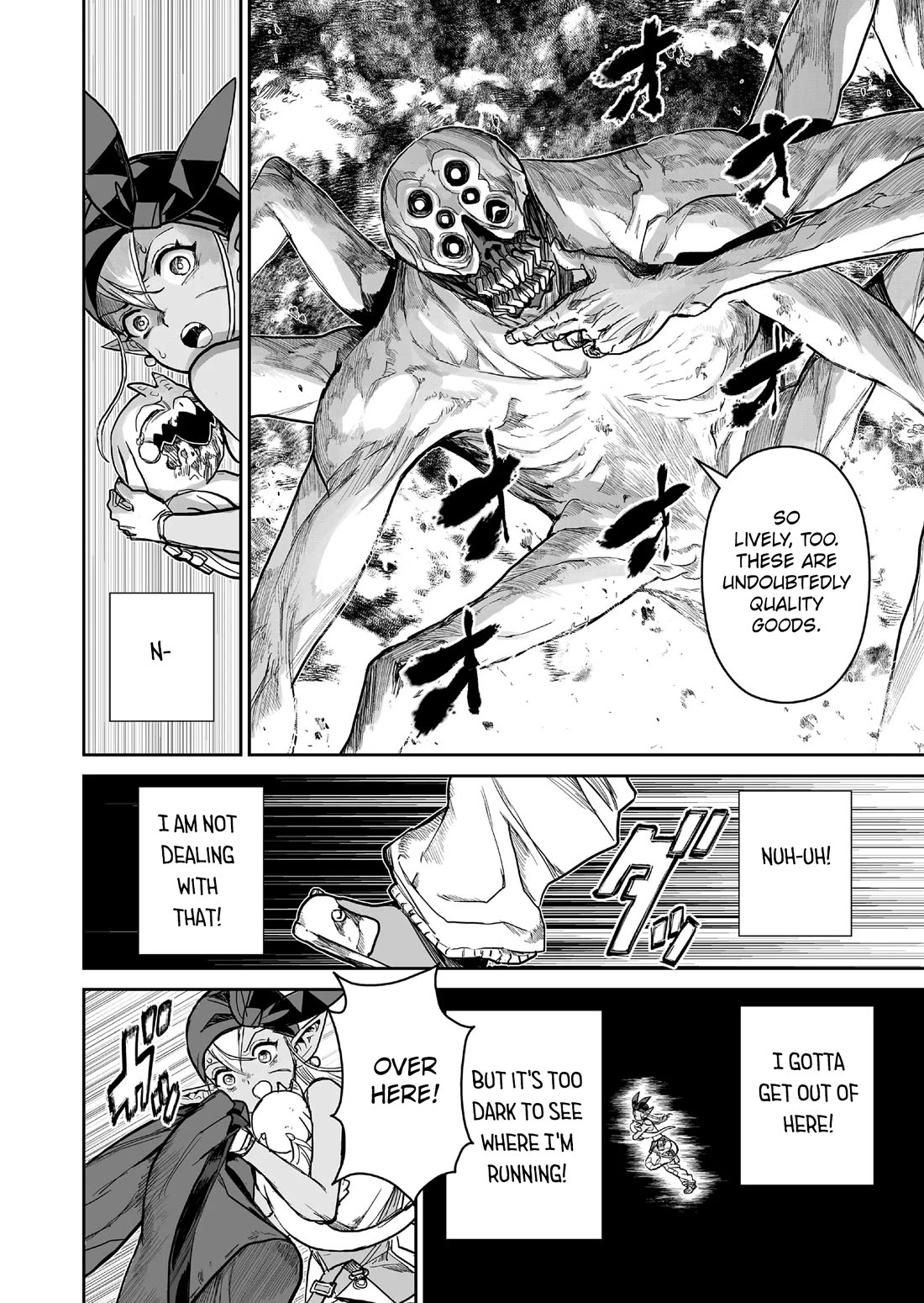 Abandoned: The Hero Who's So Strong He Breaks Every Weapon and the Elf Weaponsmith Chapter 8 page 18 - Chapter 8: Bael Market