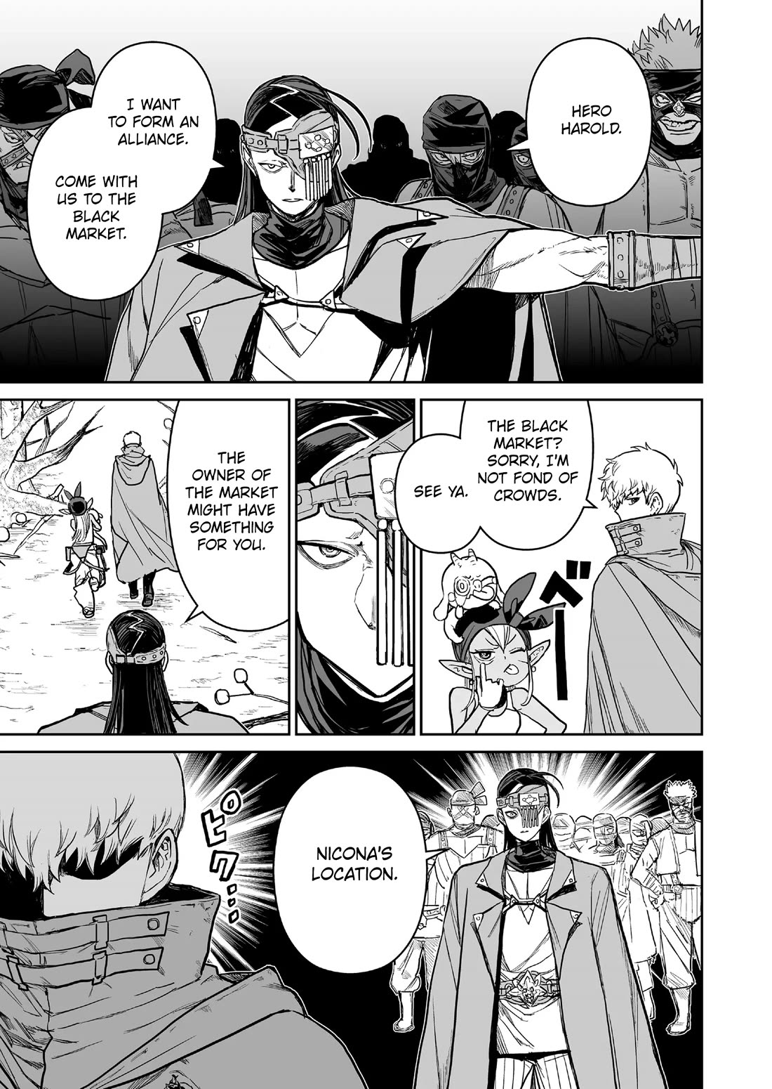 Abandoned: The Hero Who's So Strong He Breaks Every Weapon and the Elf Weaponsmith Chapter 8 page 3 - Chapter 8: Bael Market