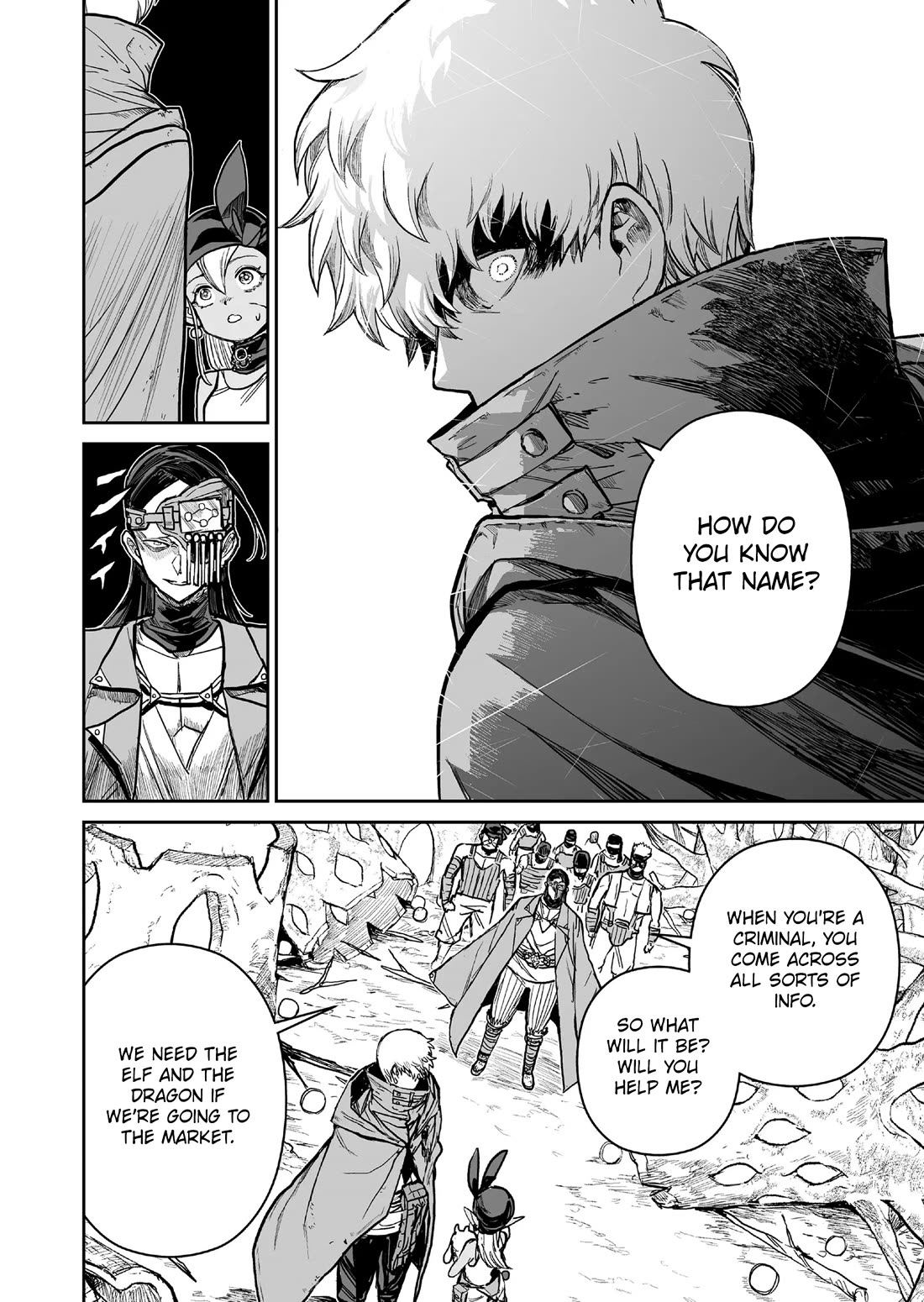 Abandoned: The Hero Who's So Strong He Breaks Every Weapon and the Elf Weaponsmith Chapter 8 page 4 - Chapter 8: Bael Market