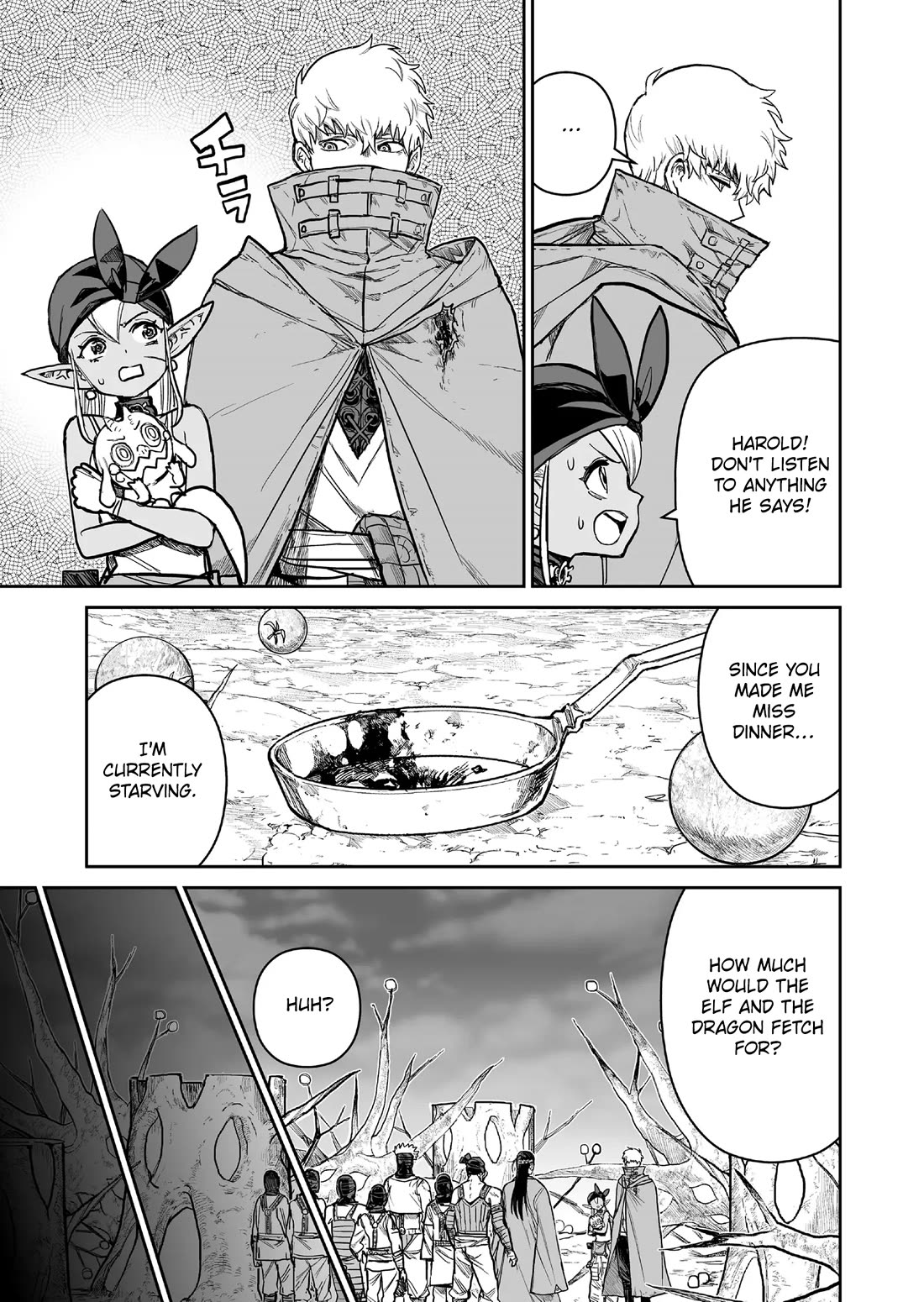 Abandoned: The Hero Who's So Strong He Breaks Every Weapon and the Elf Weaponsmith Chapter 8 page 5 - Chapter 8: Bael Market