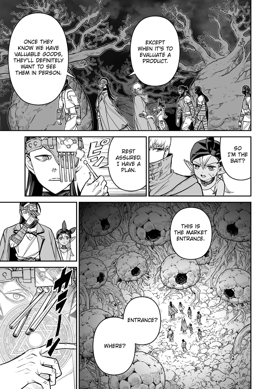 Abandoned: The Hero Who's So Strong He Breaks Every Weapon and the Elf Weaponsmith Chapter 8 page 7 - Chapter 8: Bael Market