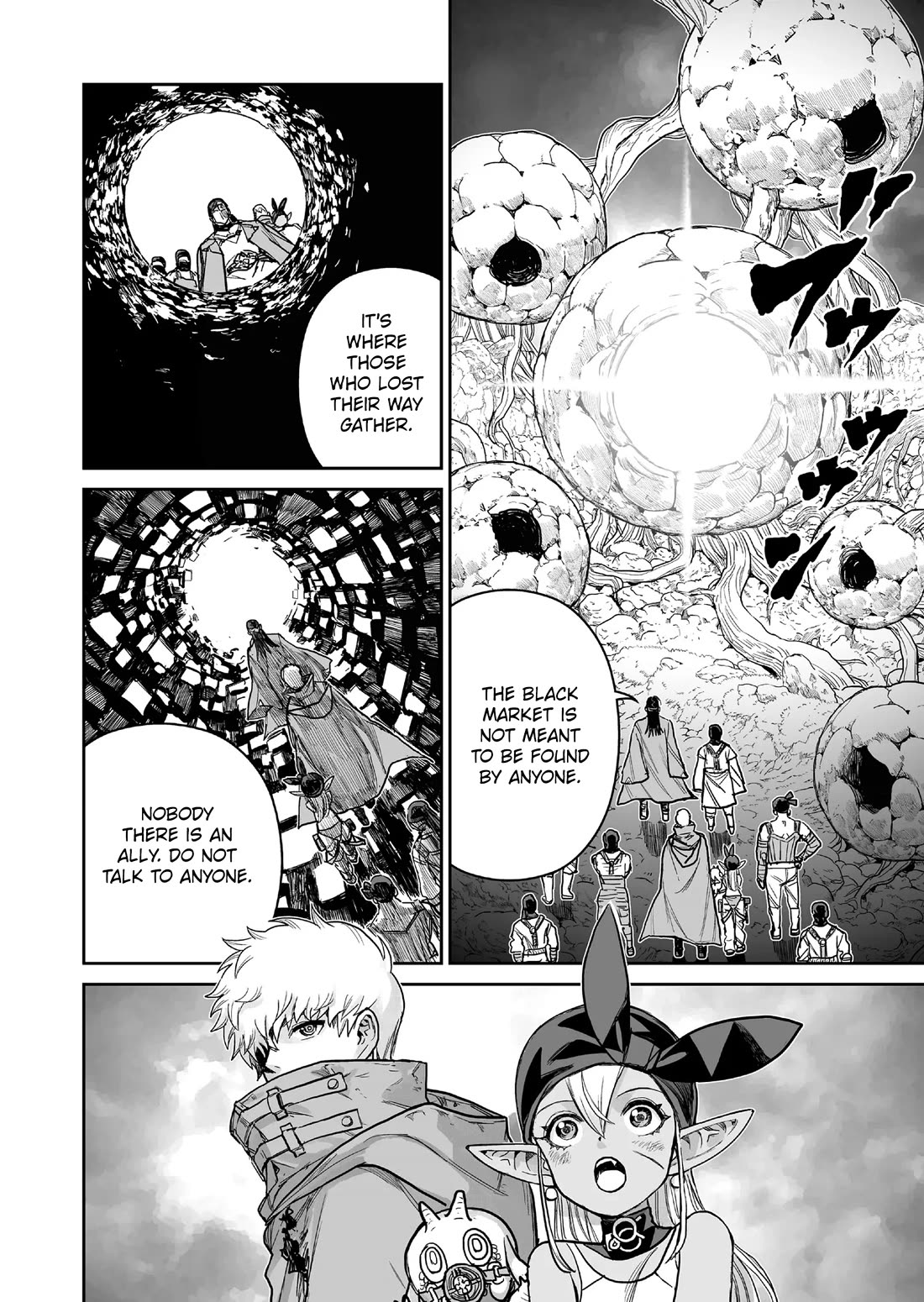 Abandoned: The Hero Who's So Strong He Breaks Every Weapon and the Elf Weaponsmith Chapter 8 page 8 - Chapter 8: Bael Market