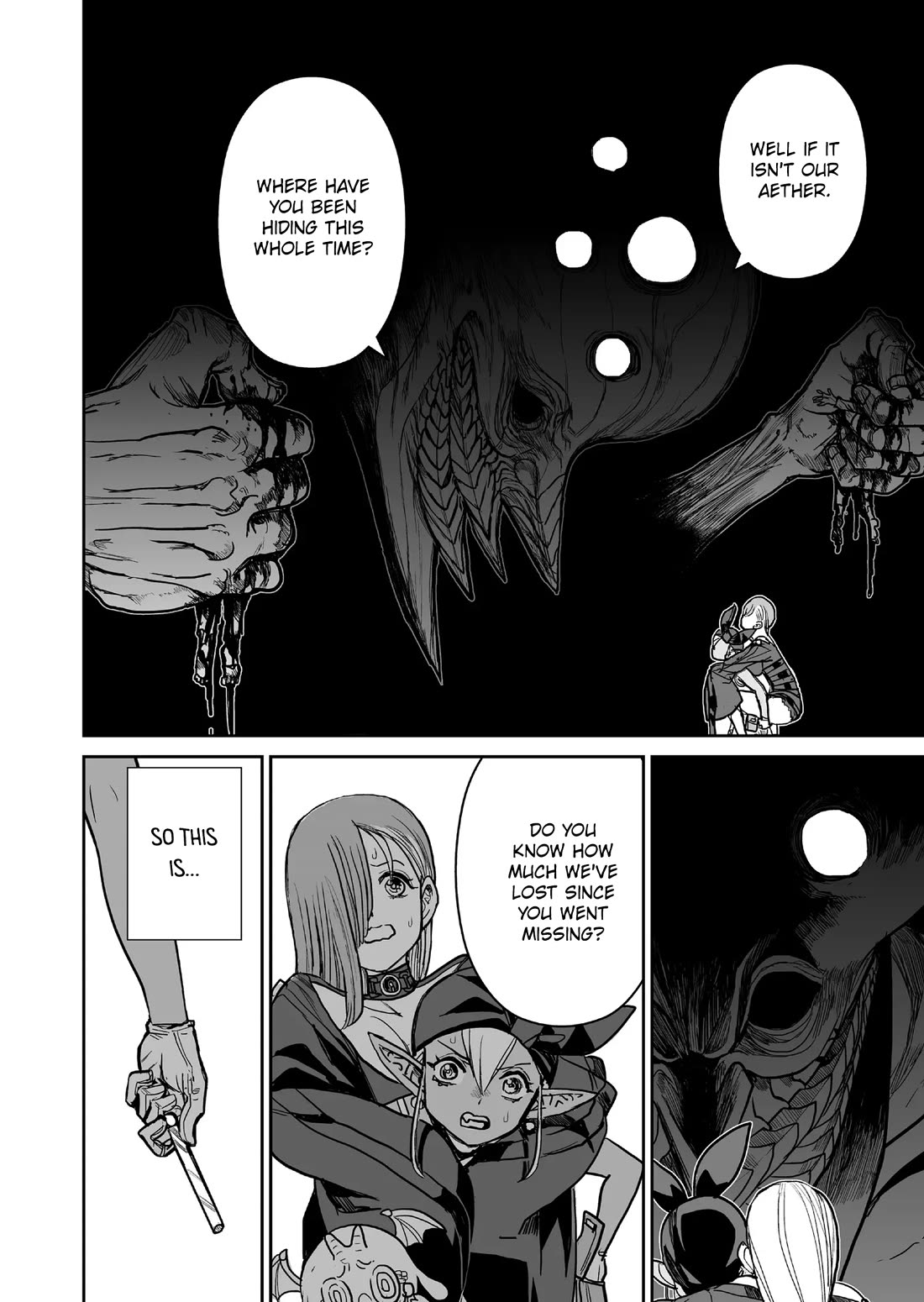 Abandoned: The Hero Who's So Strong He Breaks Every Weapon and the Elf Weaponsmith Chapter 9 page 16 - Chapter 9: Aether Found