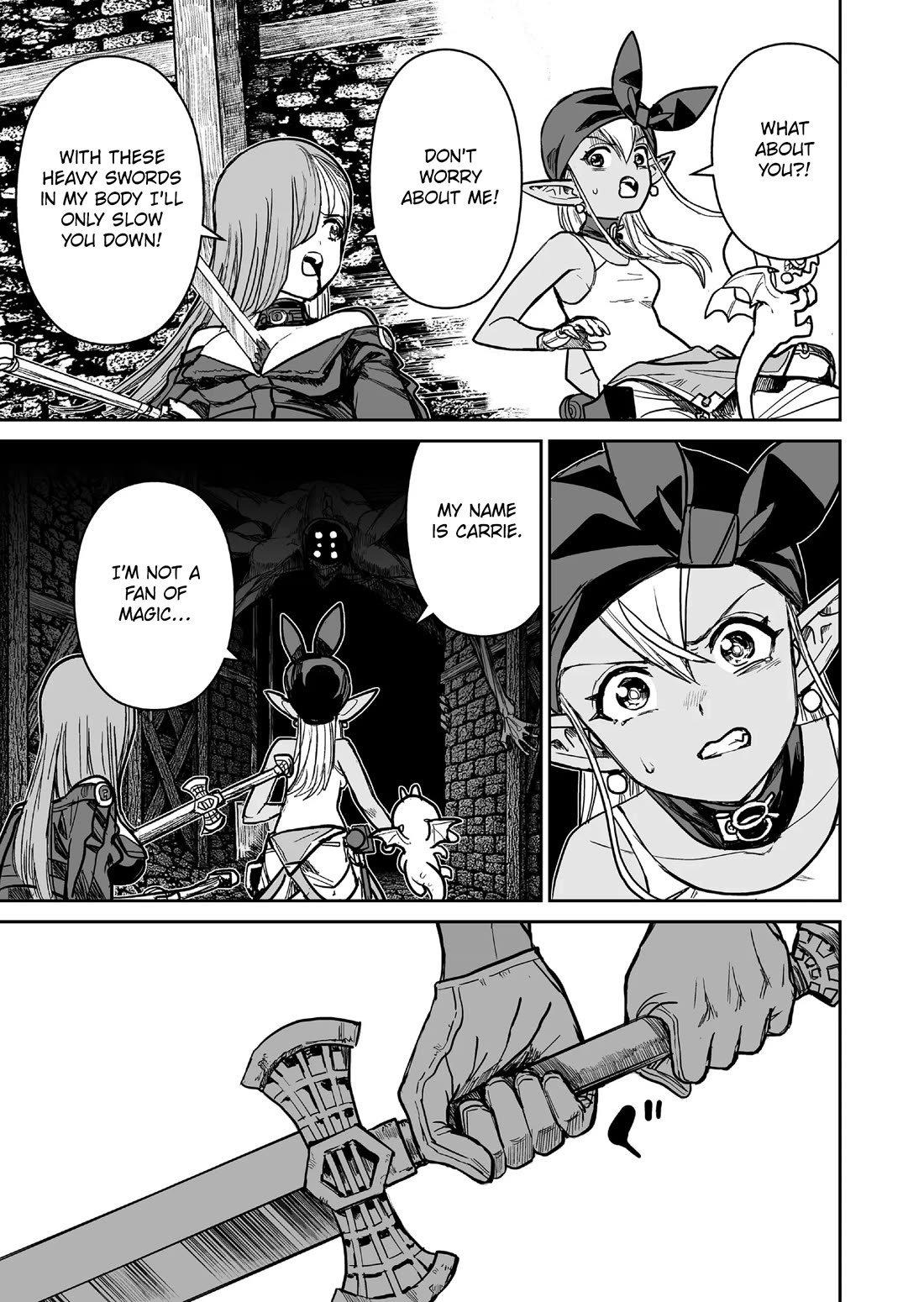 Abandoned: The Hero Who's So Strong He Breaks Every Weapon and the Elf Weaponsmith Chapter 9 page 7 - Chapter 9: Aether Found