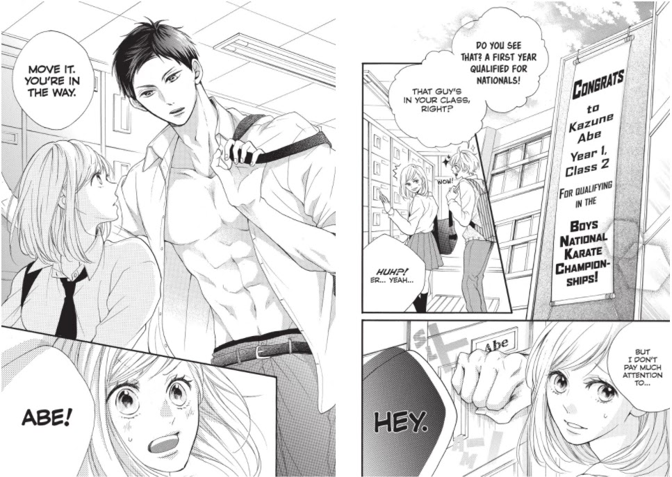 Abe-kun ni Nerawaretemasu Chapter 1 page 5 - Chapter 1: Abe-kun, the karate club ace