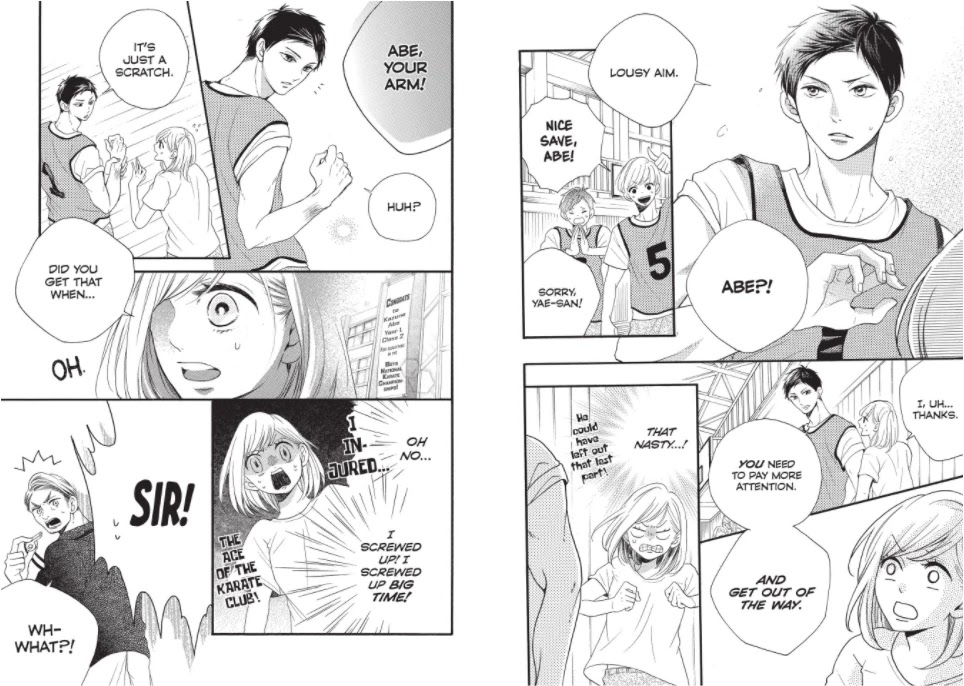 Abe-kun ni Nerawaretemasu Chapter 1 page 8 - Chapter 1: Abe-kun, the karate club ace