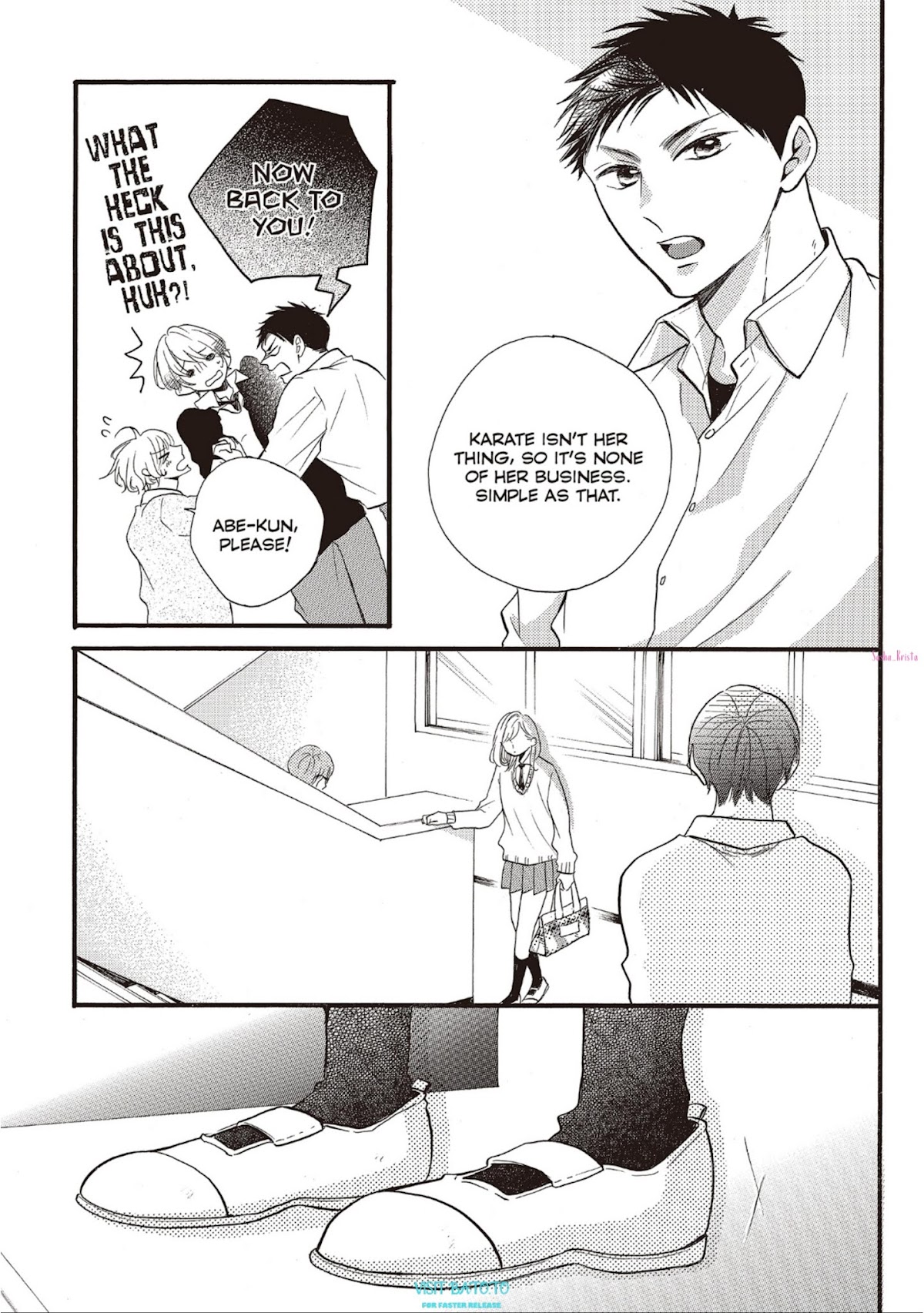 Abe-kun ni Nerawaretemasu Chapter 17 page 17 - Chapter 17: None Of My Business?