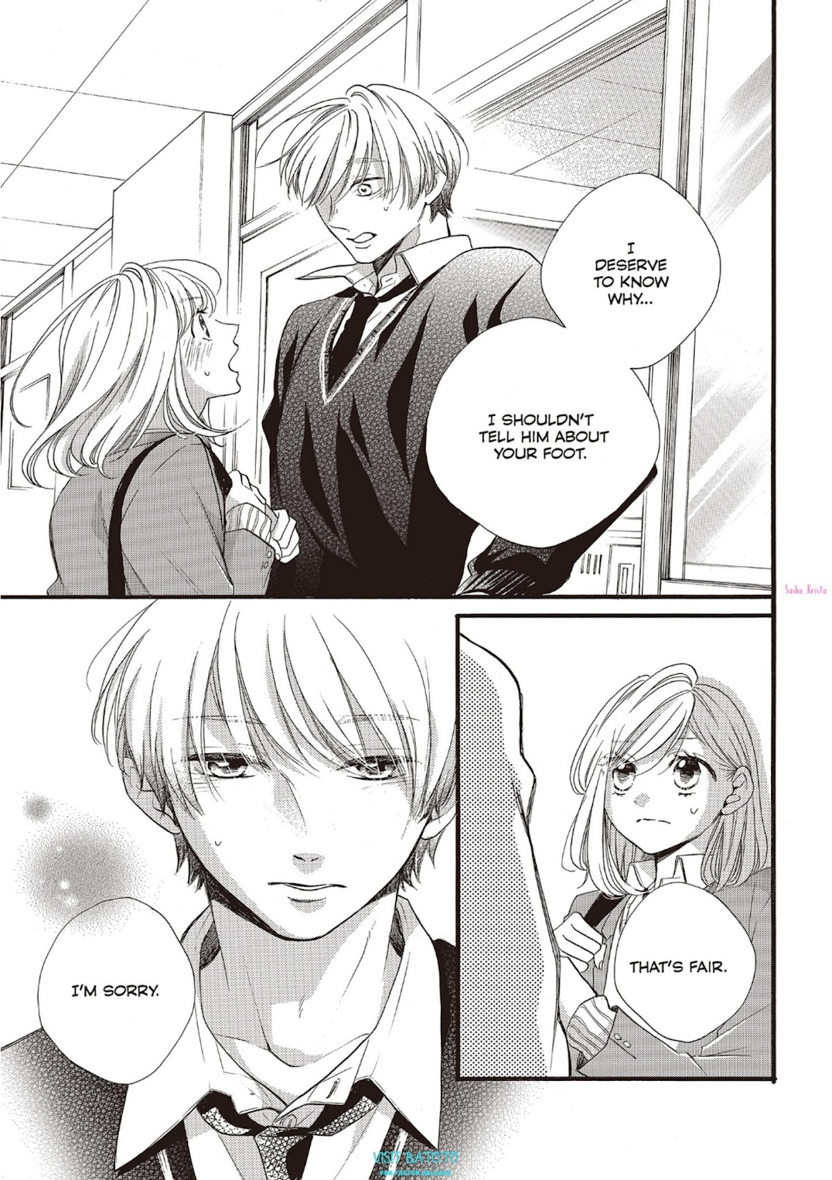 Abe-kun ni Nerawaretemasu Chapter 18 page 35 - Chapter 18: Why?