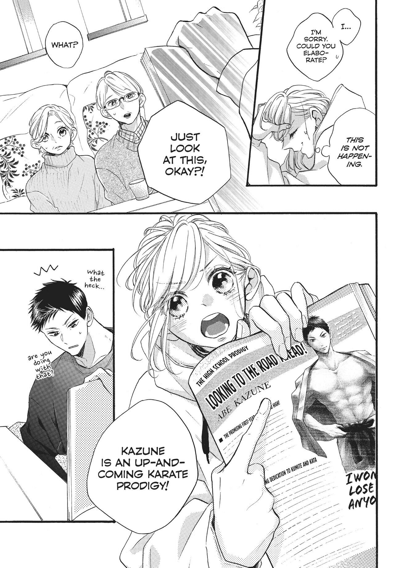 Abe-kun ni Nerawaretemasu Chapter 27 page 15 - Chapter 27: Together