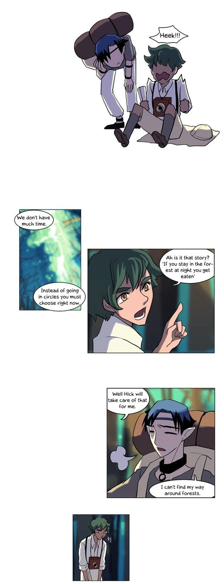 Abide in the Wind Chapter 19 page 13 - Chapter 19 : Episode 2. The Blue Forest of Mirage Beasts (1)