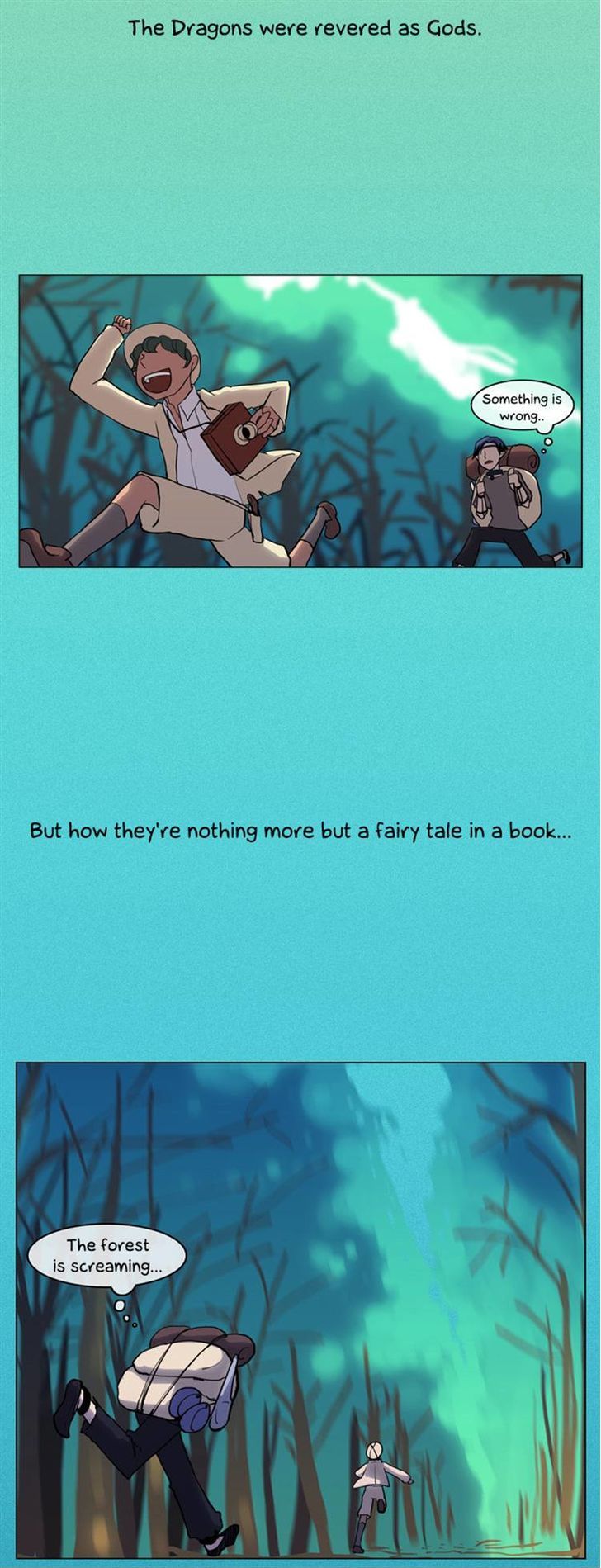 Abide in the Wind Chapter 19 page 19 - Chapter 19 : Episode 2. The Blue Forest of Mirage Beasts (1)