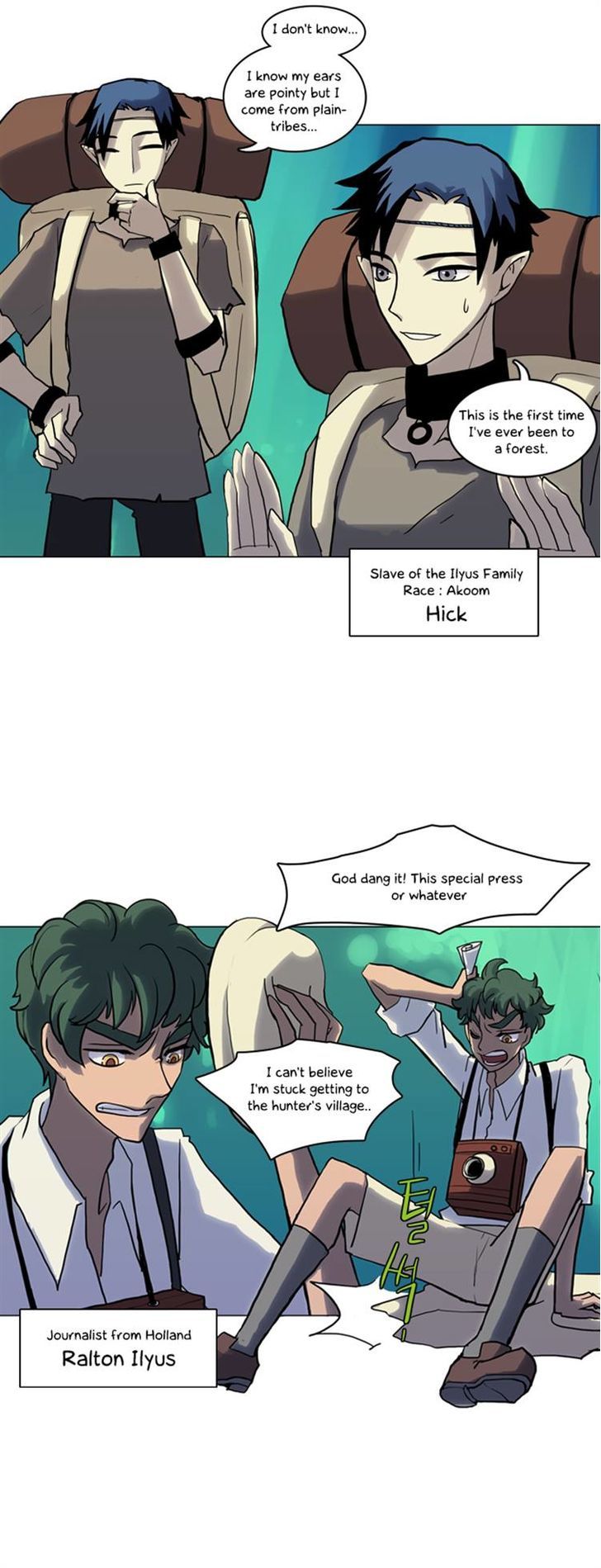 Abide in the Wind Chapter 19 page 5 - Chapter 19 : Episode 2. The Blue Forest of Mirage Beasts (1)