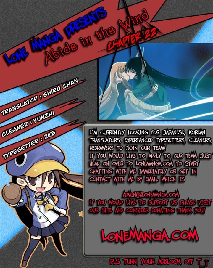 Abide in the Wind Chapter 22 page 24 - Chapter 22 : Episode 2. The Blue Forest of Mirage Beasts (4)