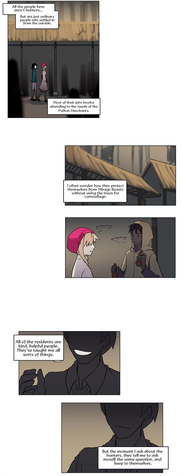 Abide in the Wind Chapter 25 page 13 - Chapter 25 : Episode 2. The Blue Forest of Mirage Beasts (7)