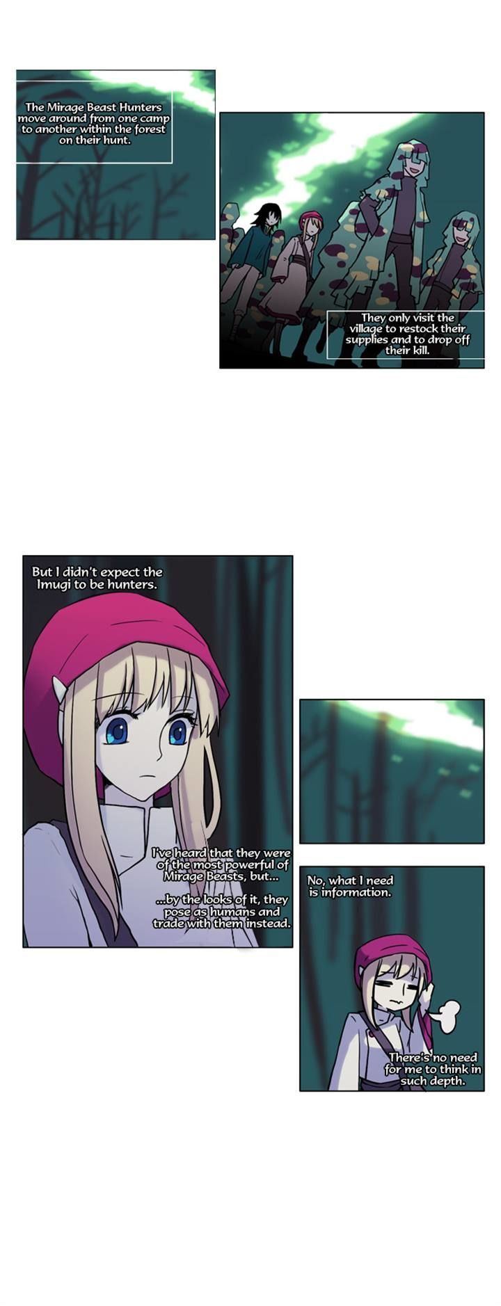 Abide in the Wind Chapter 28 page 11 - Chapter 28 : Episode 2. The Blue Forest of Mirage Beasts (10)