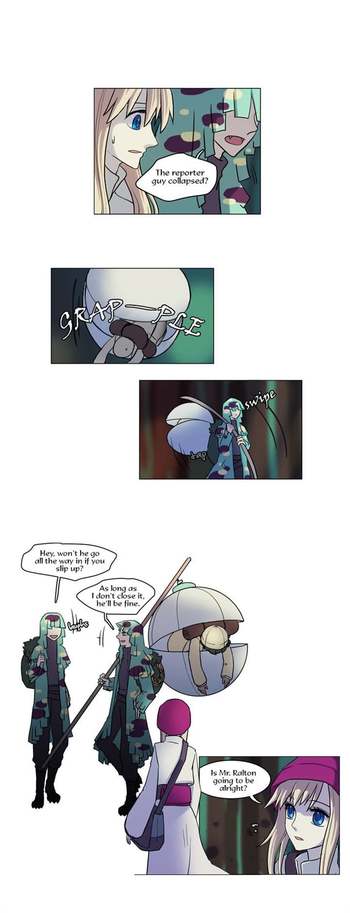 Abide in the Wind Chapter 28 page 14 - Chapter 28 : Episode 2. The Blue Forest of Mirage Beasts (10)