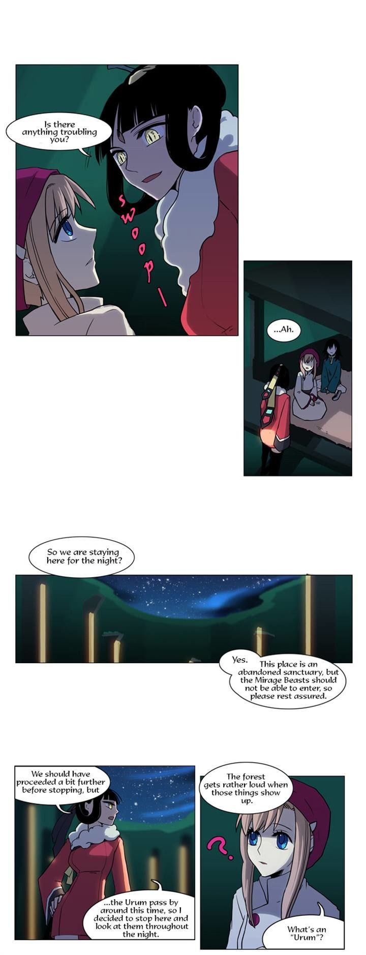 Abide in the Wind Chapter 28 page 19 - Chapter 28 : Episode 2. The Blue Forest of Mirage Beasts (10)