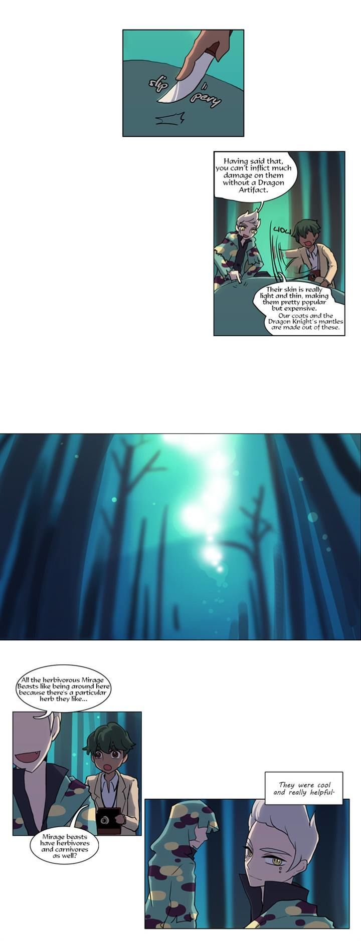 Abide in the Wind Chapter 29 page 14 - Chapter 29 : Episode 2. The Blue Forest of Mirage Beasts (11)