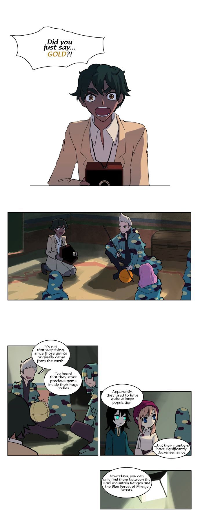 Abide in the Wind Chapter 30 page 2 - Chapter 30 : Episode 2. The Blue Forest of Mirage Beasts (12)