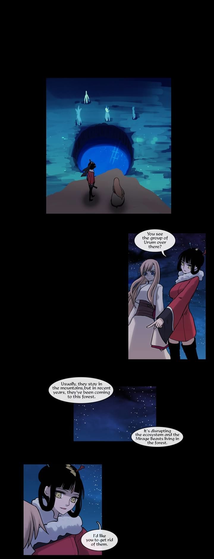 Abide in the Wind Chapter 32 page 16 - Chapter 32 : Episode 2. The Blue Forest of Mirage Beasts (14)