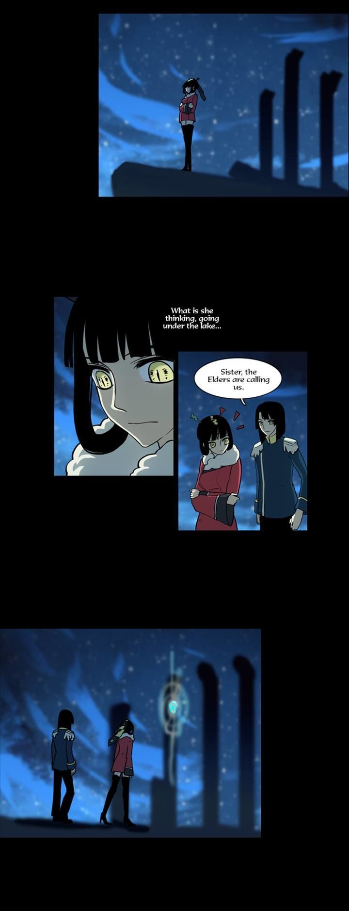 Abide in the Wind Chapter 33 page 14 - Chapter 33 : Episode 2. The Blue Forest of Mirage Beasts (15)