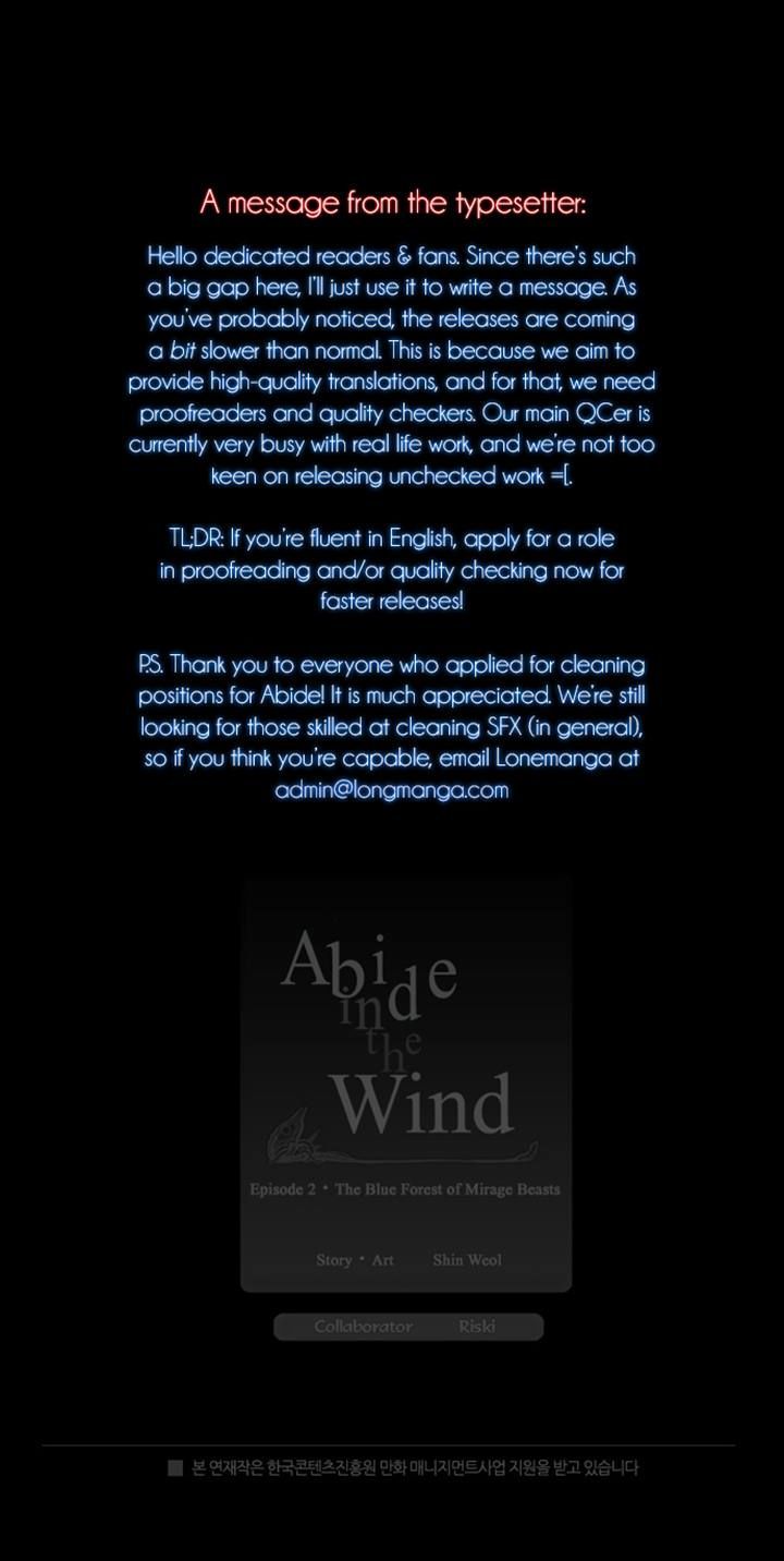 Abide in the Wind Chapter 33 page 21 - Chapter 33 : Episode 2. The Blue Forest of Mirage Beasts (15)