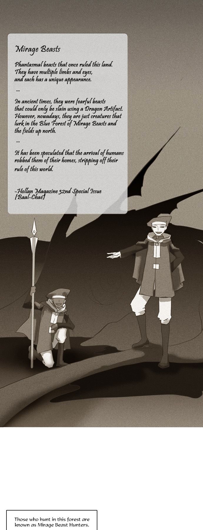 Abide in the Wind Chapter 37 page 2 - Chapter 37 : Episode 2. The Blue Forest of Mirage Beasts (19)