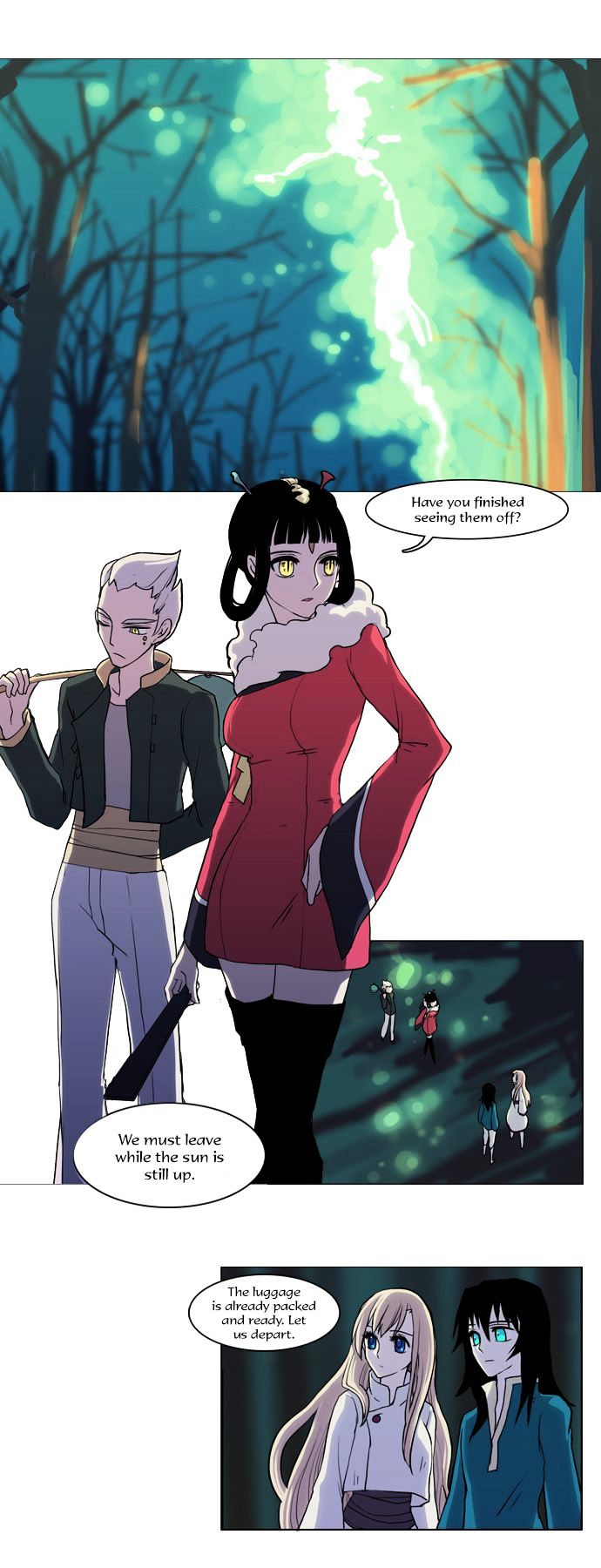 Abide in the Wind Chapter 39 page 2 - Chapter 39 : Episode 2. The Blue Forest of Mirage Beasts (21)