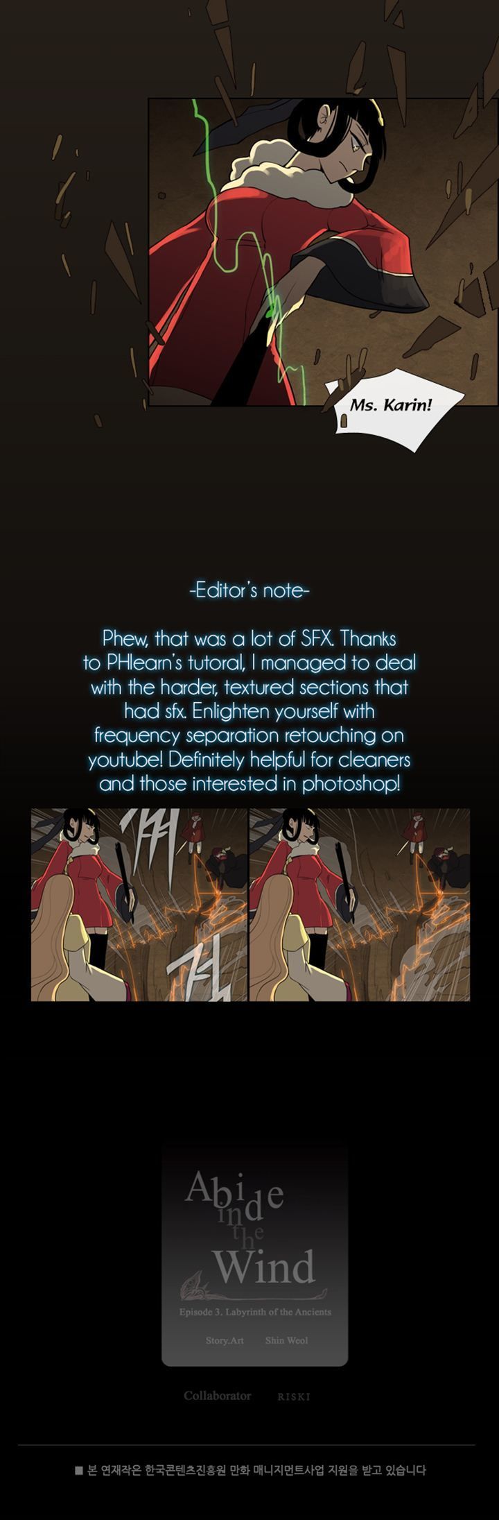 Abide in the Wind Chapter 50 page 24 - Chapter 50 : Episode 3. Labyrinth of the Ancients (10)