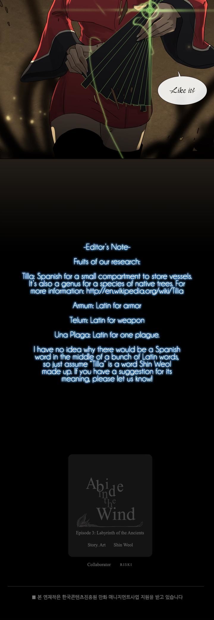 Abide in the Wind Chapter 53 page 28 - Chapter 53 : Episode 3. Labyrinth of the Ancients (13)