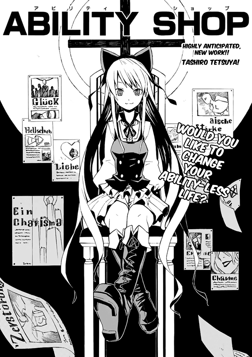 Ability Shop Chapter 0 page 2 - Chapter 0 v2 : Oneshot