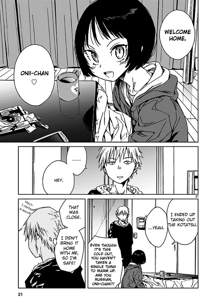 Abnormal-kei Joshi Chapter 15 page 21 - Chapter 15 : "This kind of thing, recording it, watching it. I can't underst...