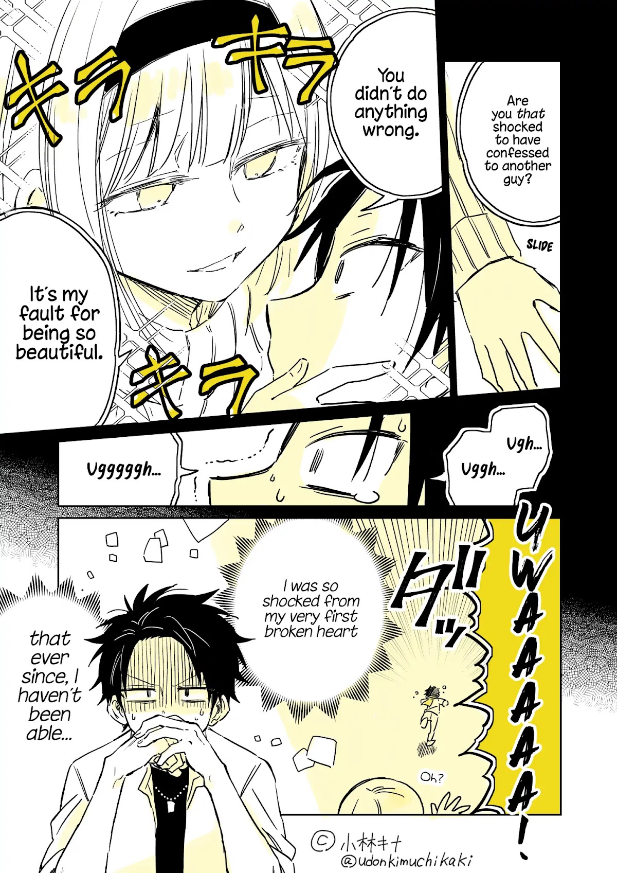 About a Guy Who's Been Destroyed From His First Love Being a Pretty Girl Chapter 1 page 12 - Chapter 1