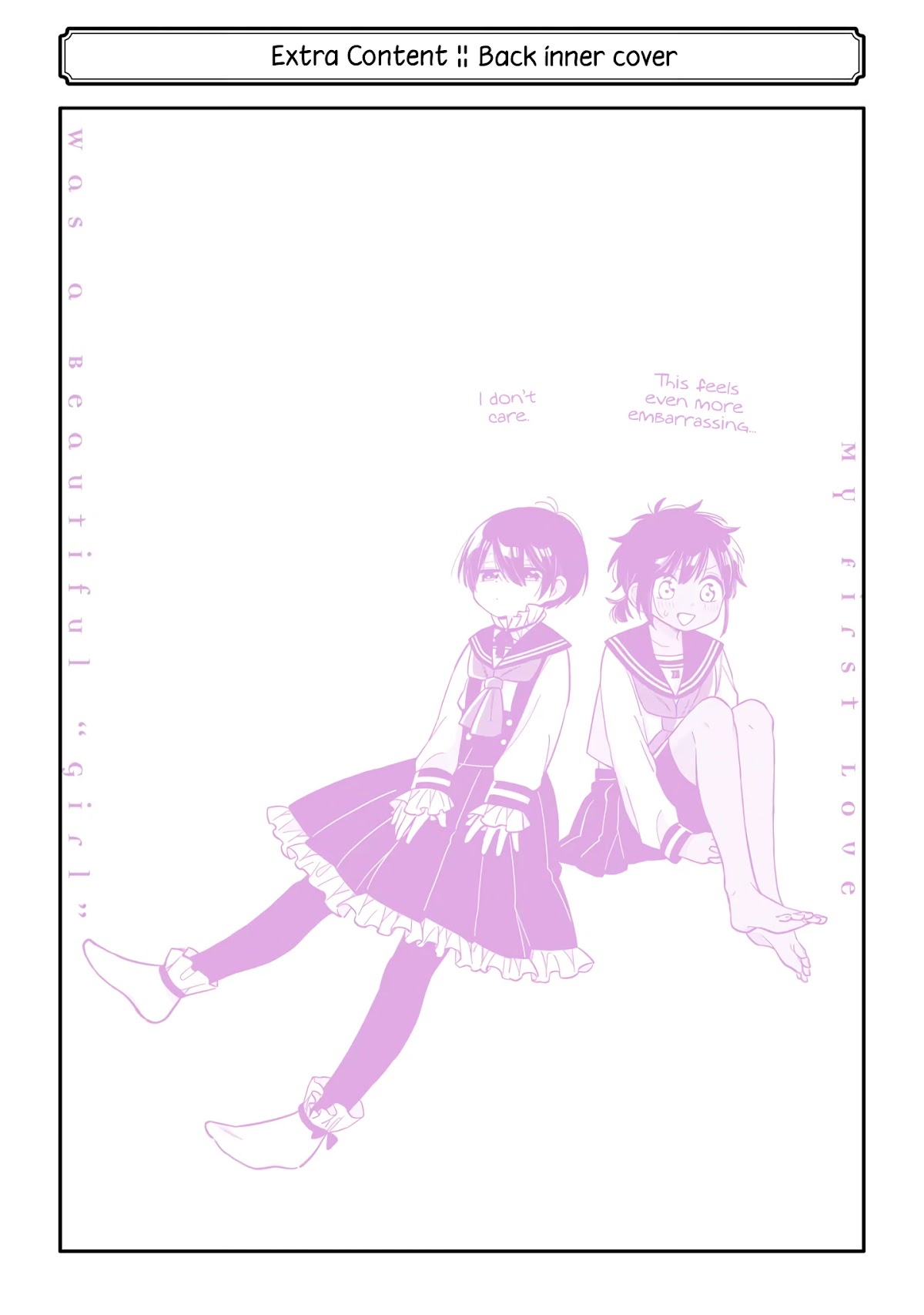 About a Guy Who's Been Destroyed From His First Love Being a Pretty Girl Chapter 14 page 51 - Chapter 14 [END]