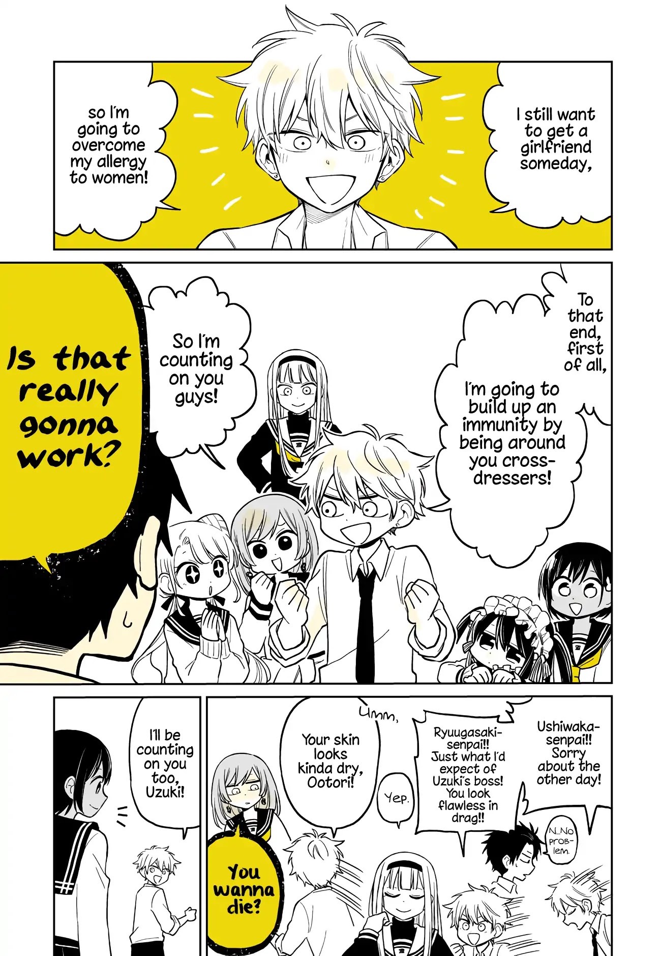 About a Guy Who's Been Destroyed From His First Love Being a Pretty Girl Chapter 6 page 33 - Chapter 6
