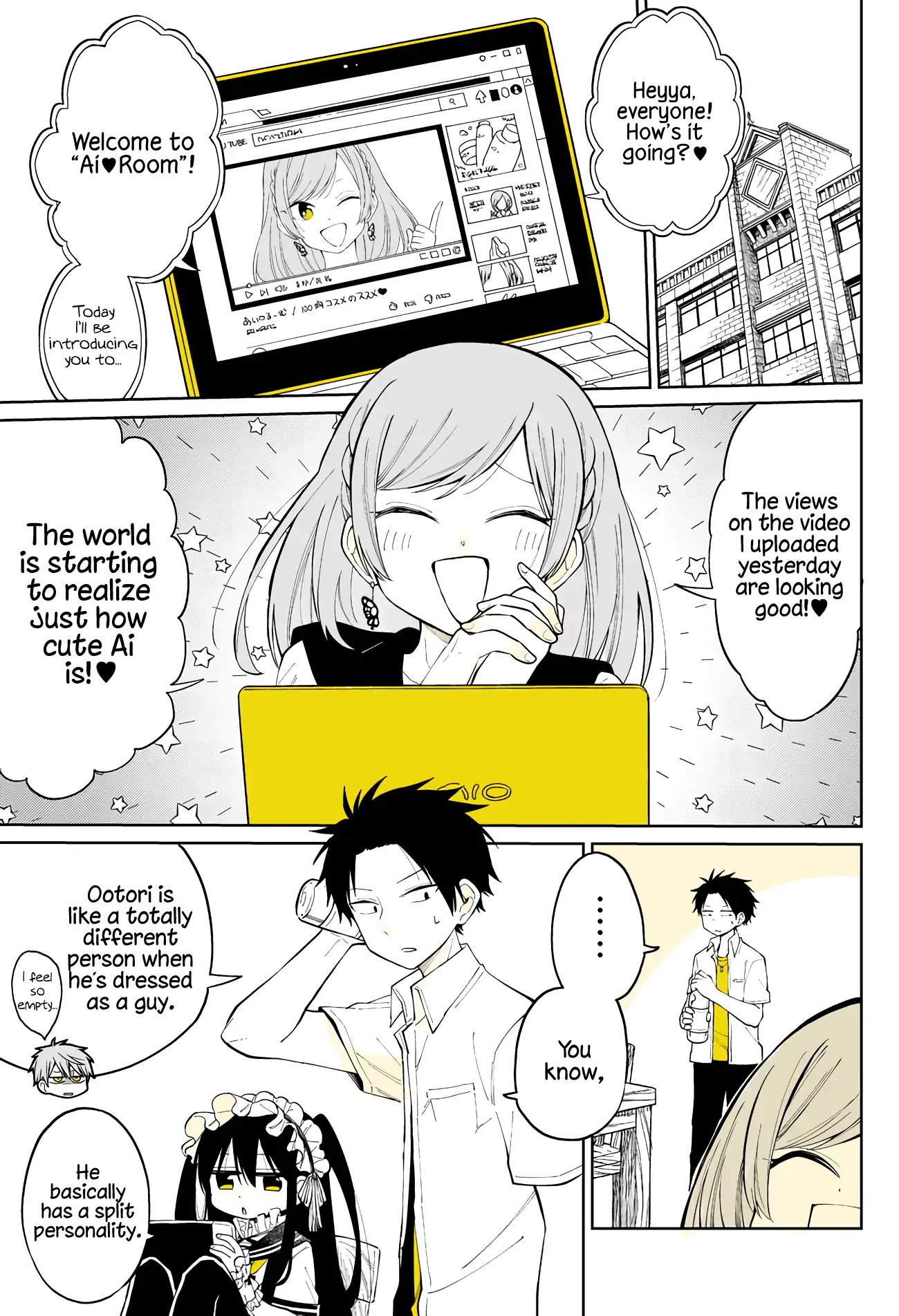 About a Guy Who's Been Destroyed From His First Love Being a Pretty Girl Chapter 7 page 2 - Chapter 7