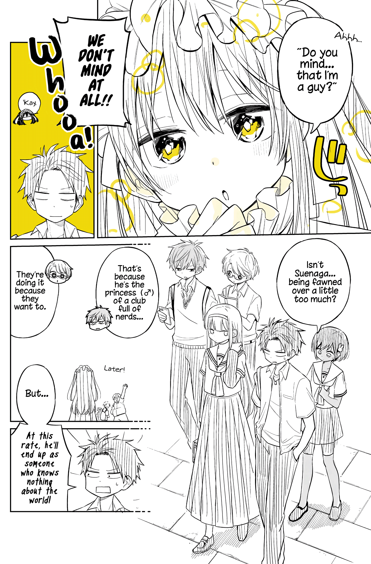 About a Guy Who's Been Destroyed From His First Love Being a Pretty Girl Chapter 8 page 2 - Chapter 8