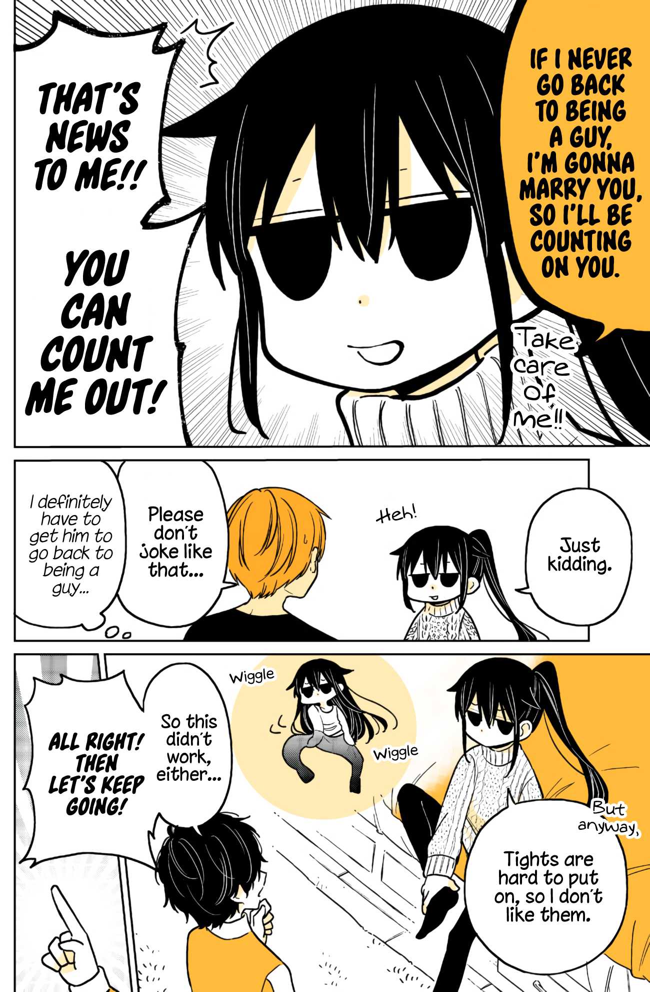 About a Lazy High School Guy Who Woke Up as a Girl One Morning Chapter 11 page 12 - Chapter 11