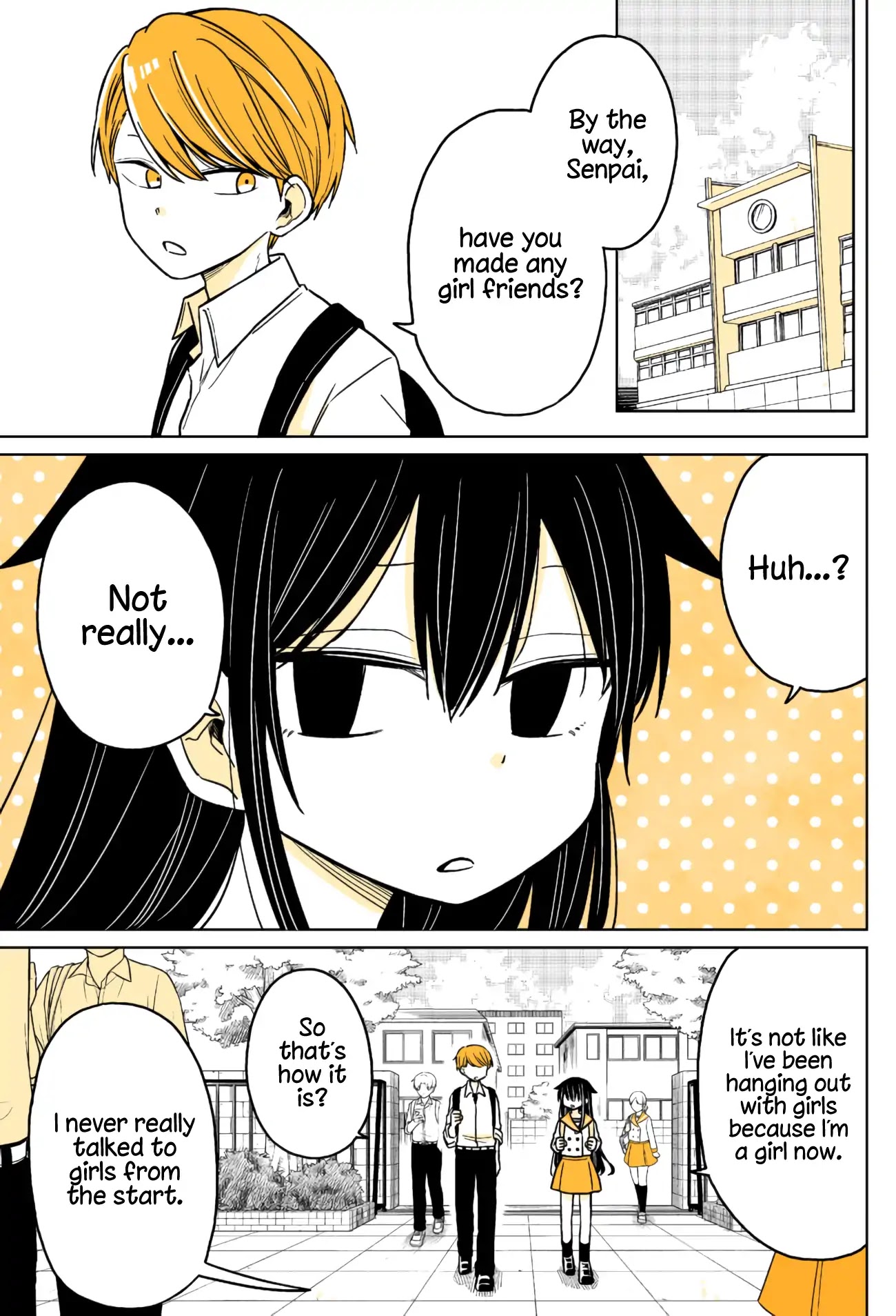 About a Lazy High School Guy Who Woke Up as a Girl One Morning Chapter 12 page 2 - Chapter 12