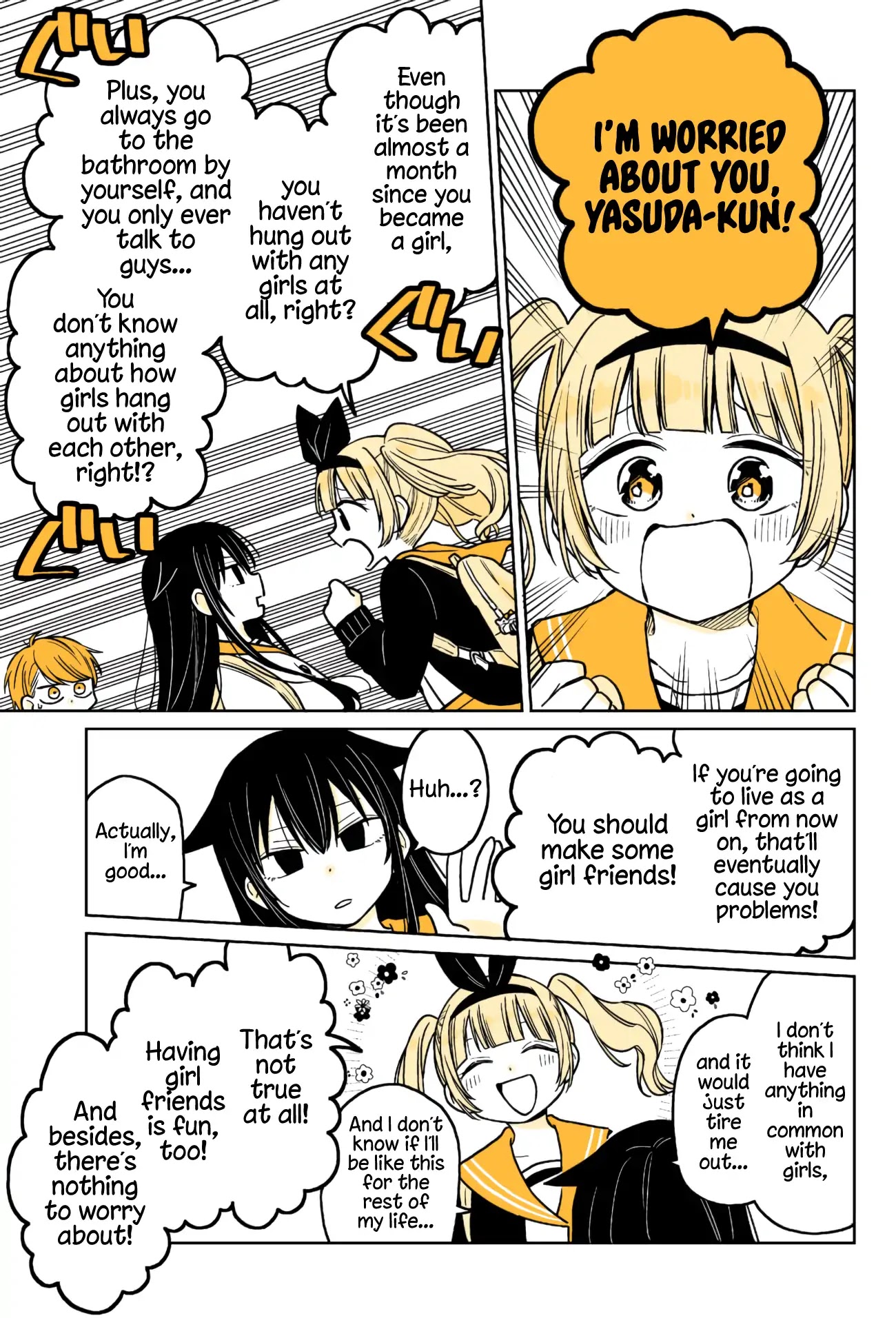 About a Lazy High School Guy Who Woke Up as a Girl One Morning Chapter 12 page 5 - Chapter 12