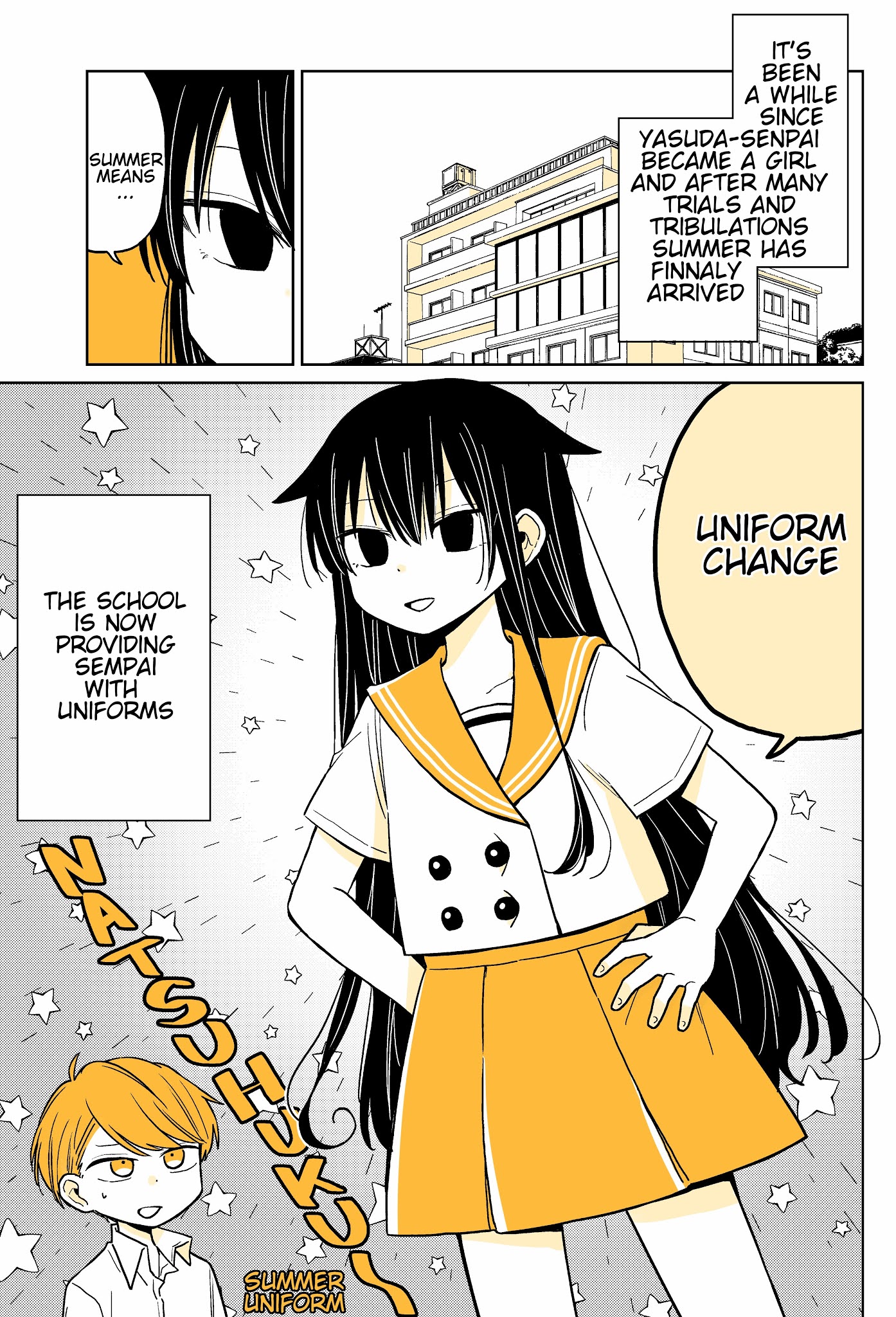 About a Lazy High School Guy Who Woke Up as a Girl One Morning Chapter 14 page 1 - Chapter 14