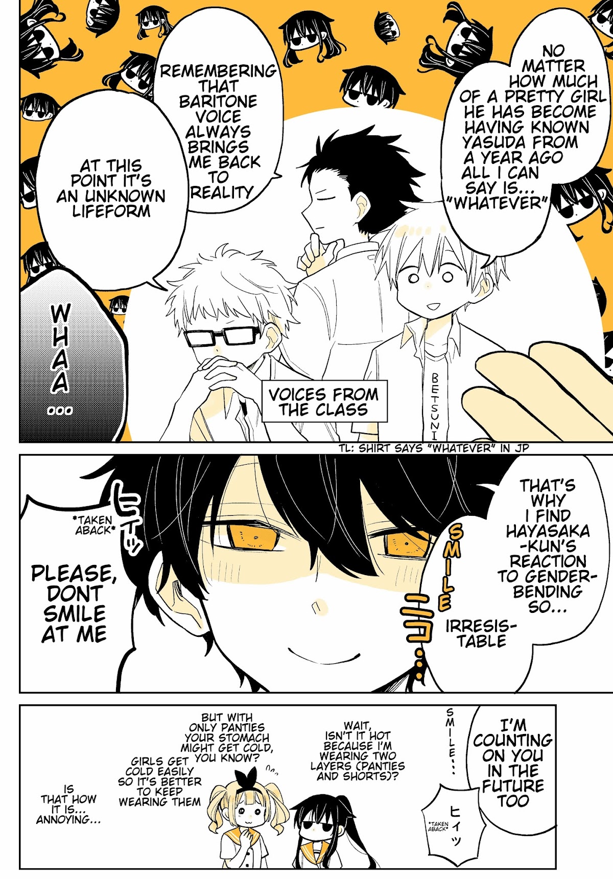 About a Lazy High School Guy Who Woke Up as a Girl One Morning Chapter 14 page 11 - Chapter 14