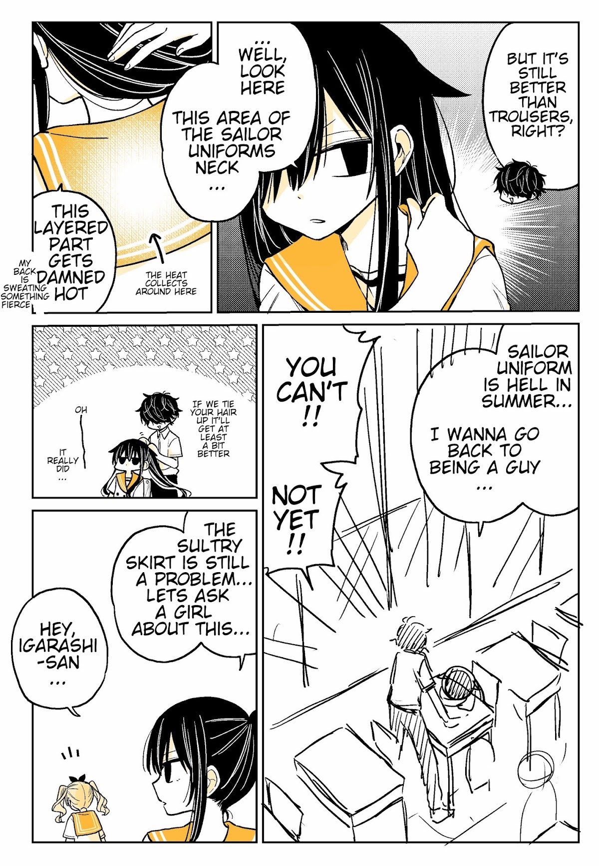 About a Lazy High School Guy Who Woke Up as a Girl One Morning Chapter 14 page 4 - Chapter 14